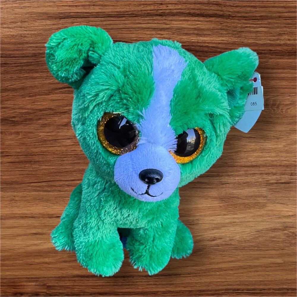 TY Beanie Babies Boo Dill The Green Chichuachia Toy Collectable Retired 2015